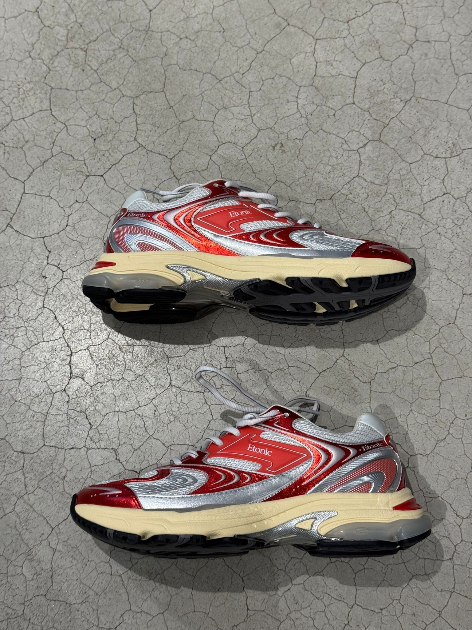 Etonic Evolution metallic sneaker Glazed cherry