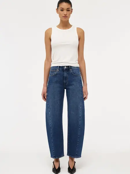 Neuw Amber barrel jeans Iris mid vintage indigo