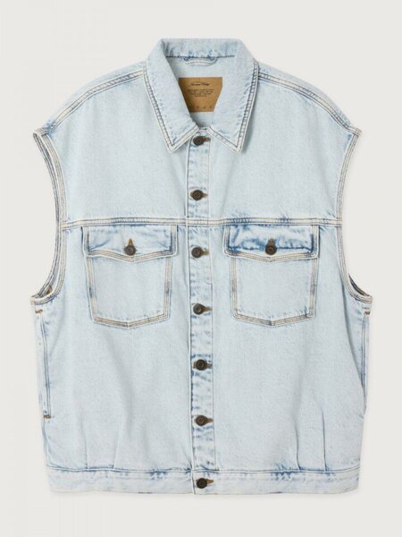 American Vintage JOY16L gilet Winter bleached
