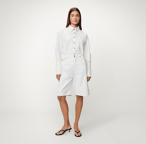 Lois Camille short White