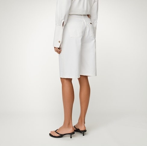 Lois Camille short White