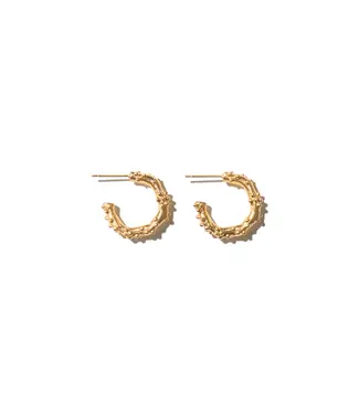 Mimi et Toi Leo double earrings gold