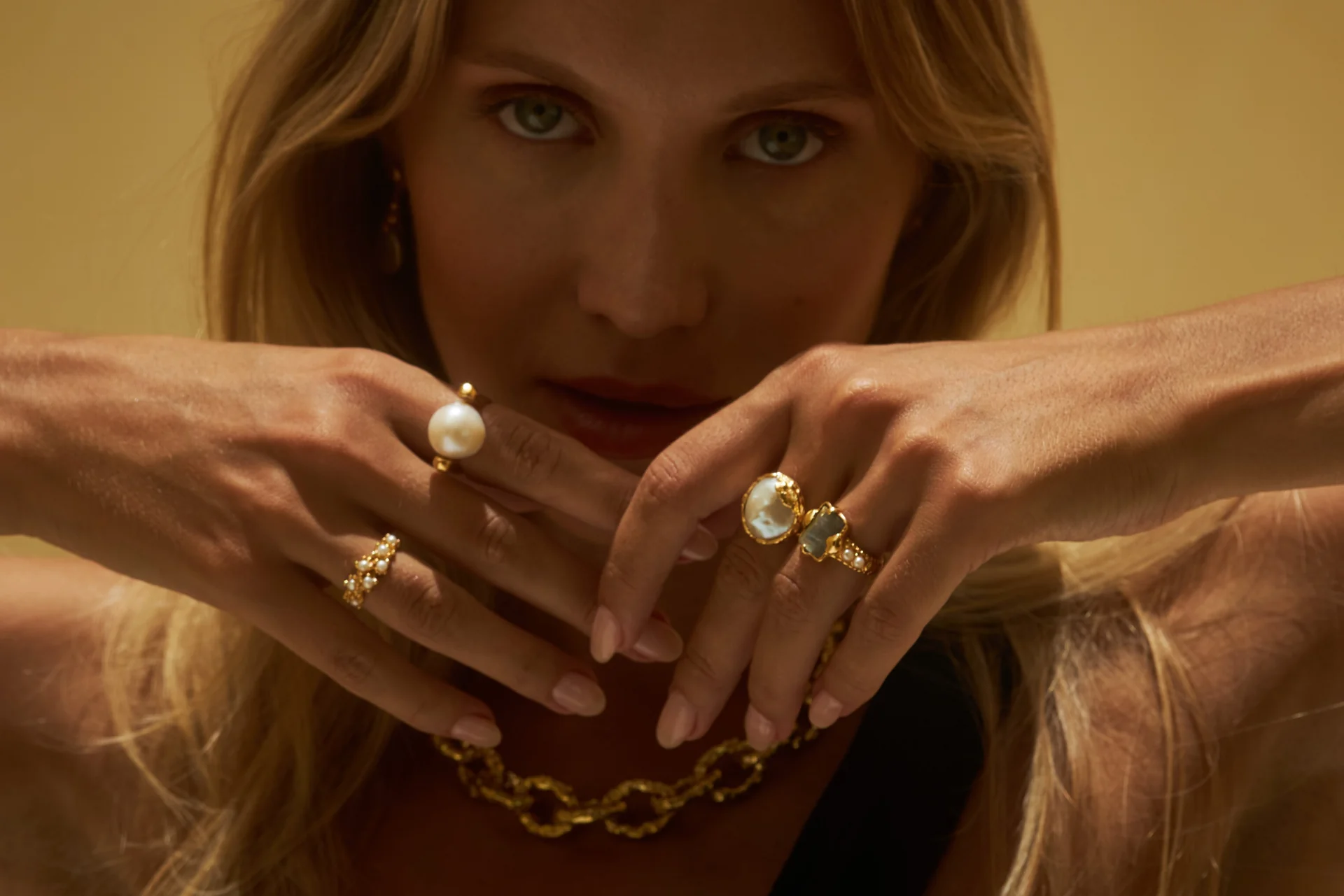 Mimi et Toi Abby ring Gold