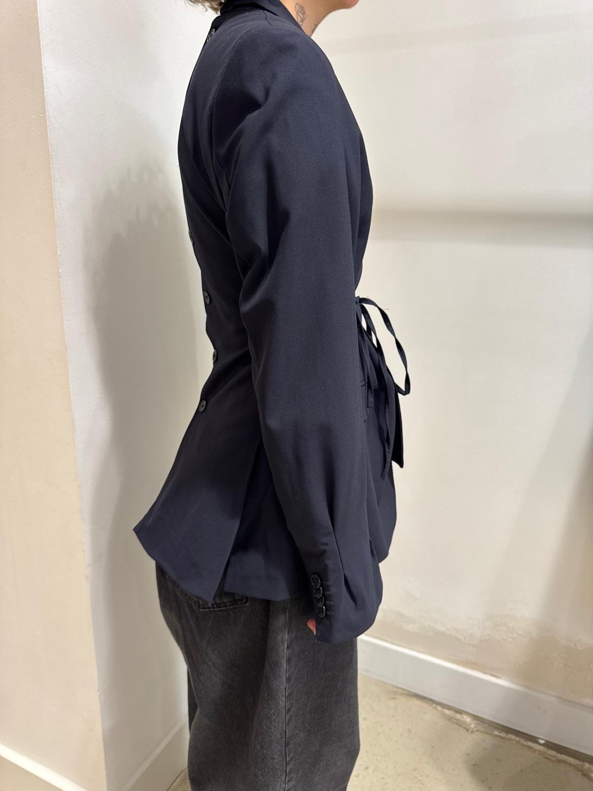 1/OFF Blazer slit wrap Navy