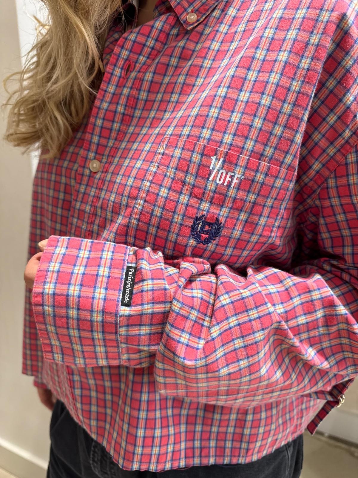 1/OFF Shirt cut off Pink