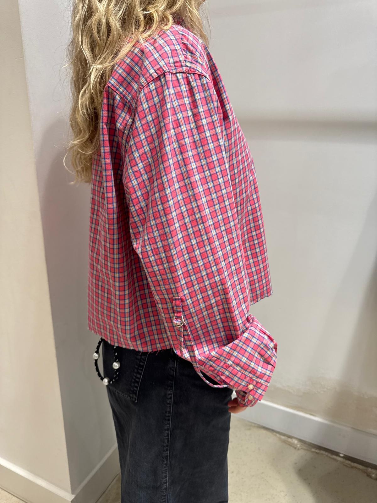 1/OFF Shirt cut off Pink