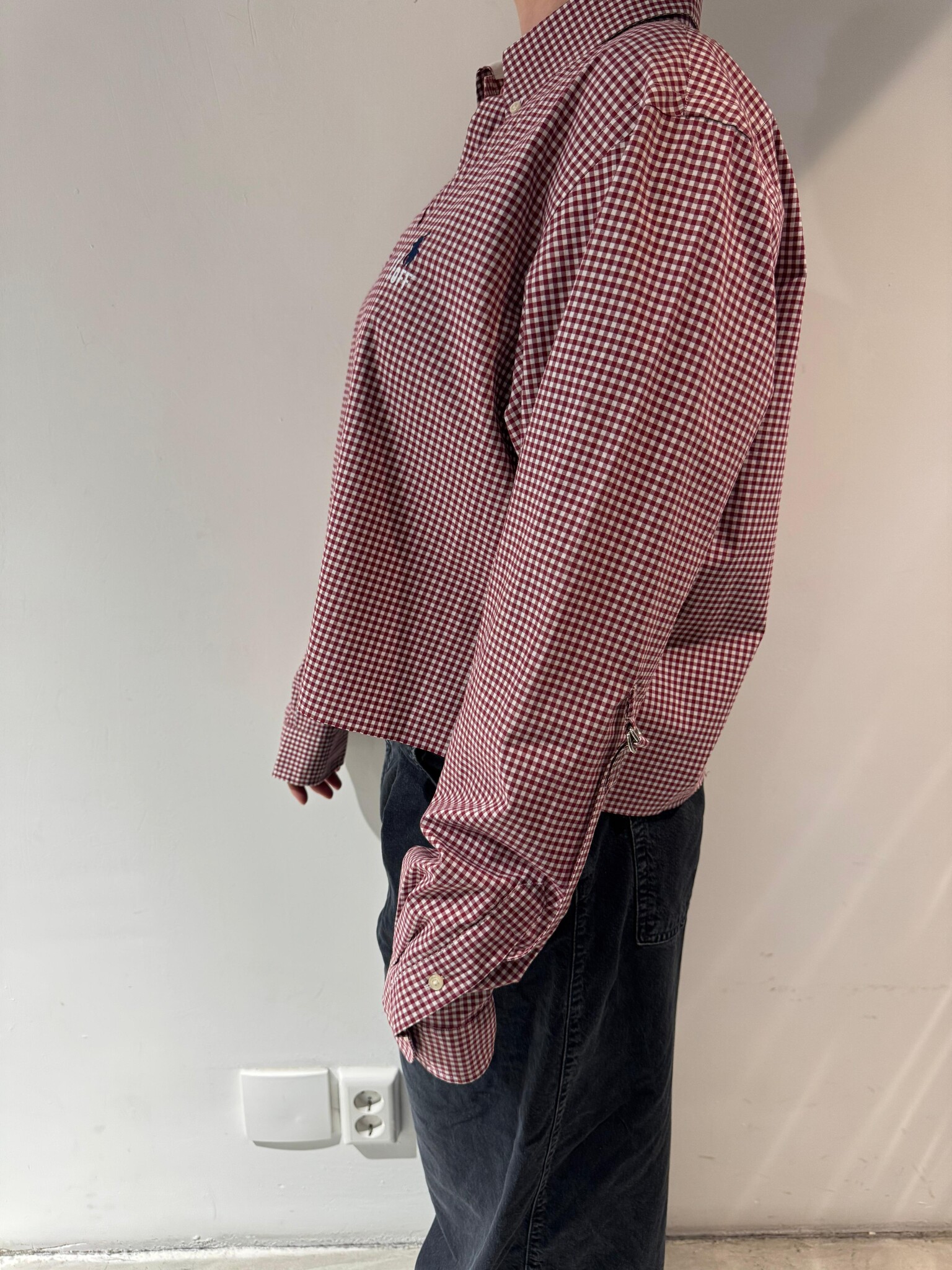 1/OFF Shirt cut off Red