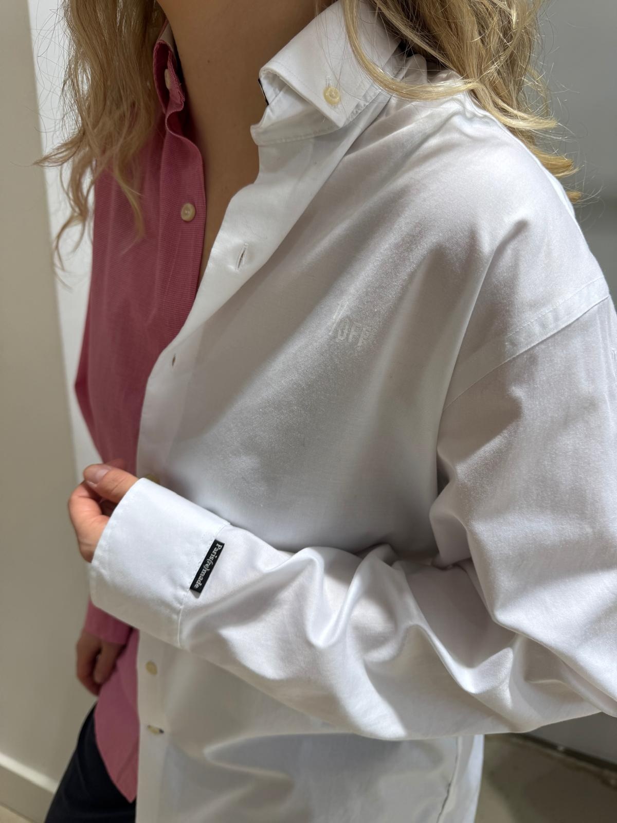 1/OFF Shirt 50/50 White/Pink