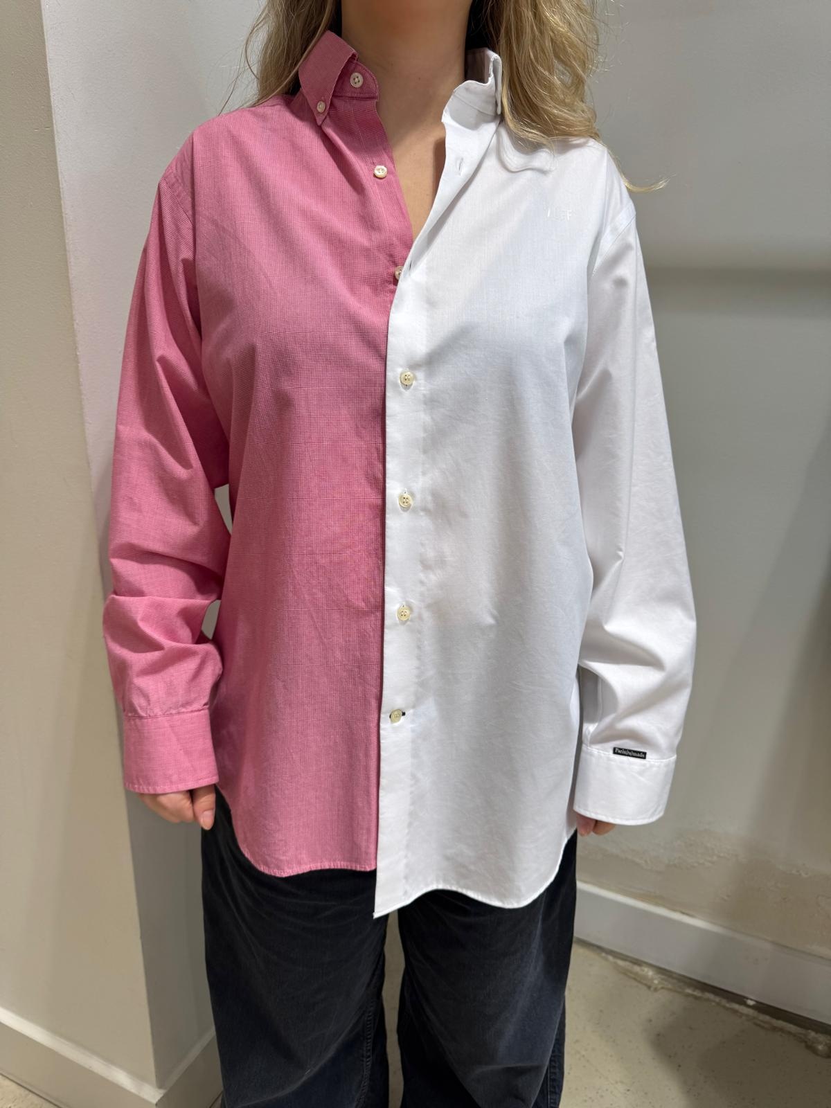 1/OFF Shirt 50/50 White/Pink