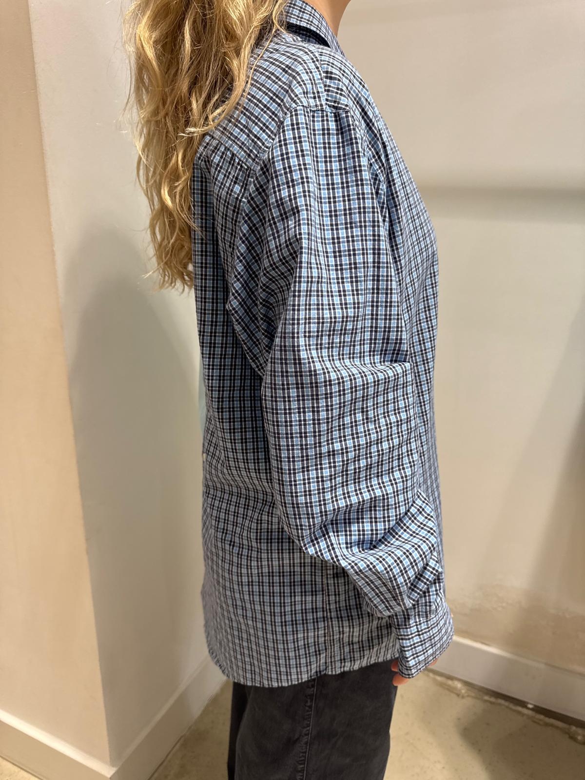 1/OFF Shirt 50/50 Blue checked
