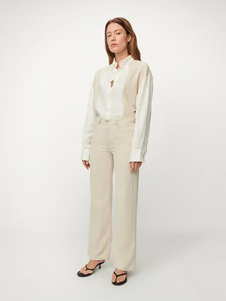 Lois Culotte linen pants Rinse