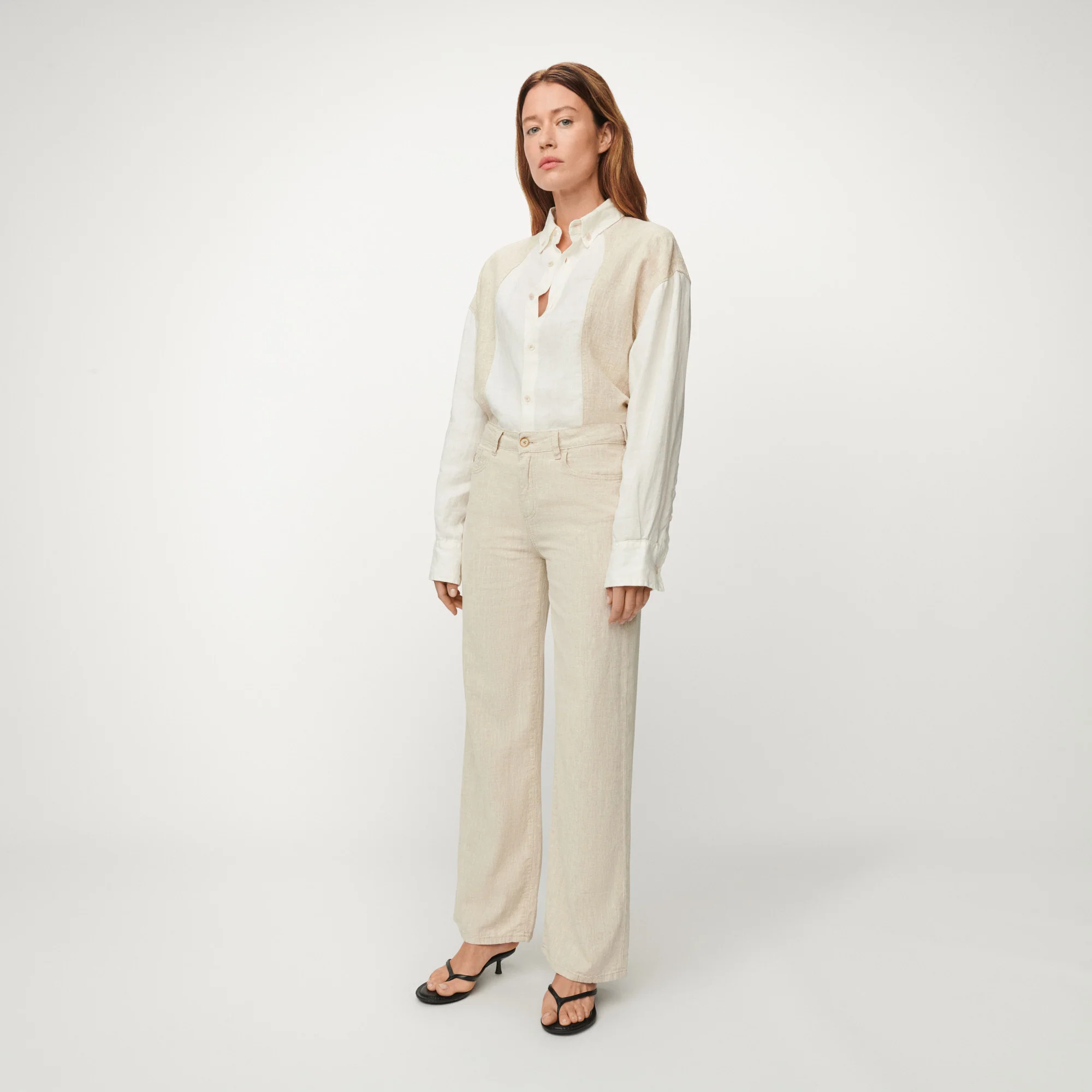 Lois Culotte linen pants Rinse