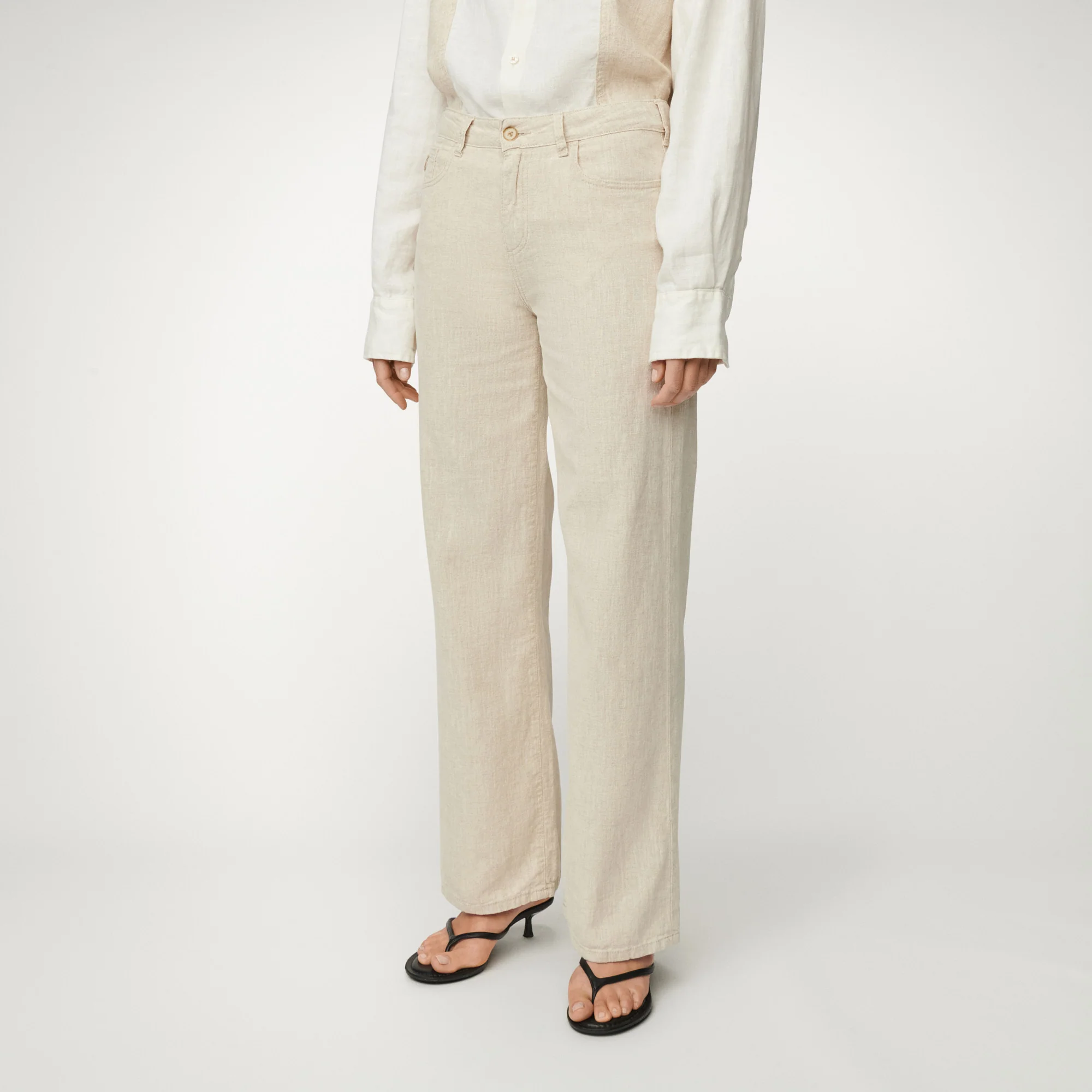 Lois Culotte linen pants Rinse