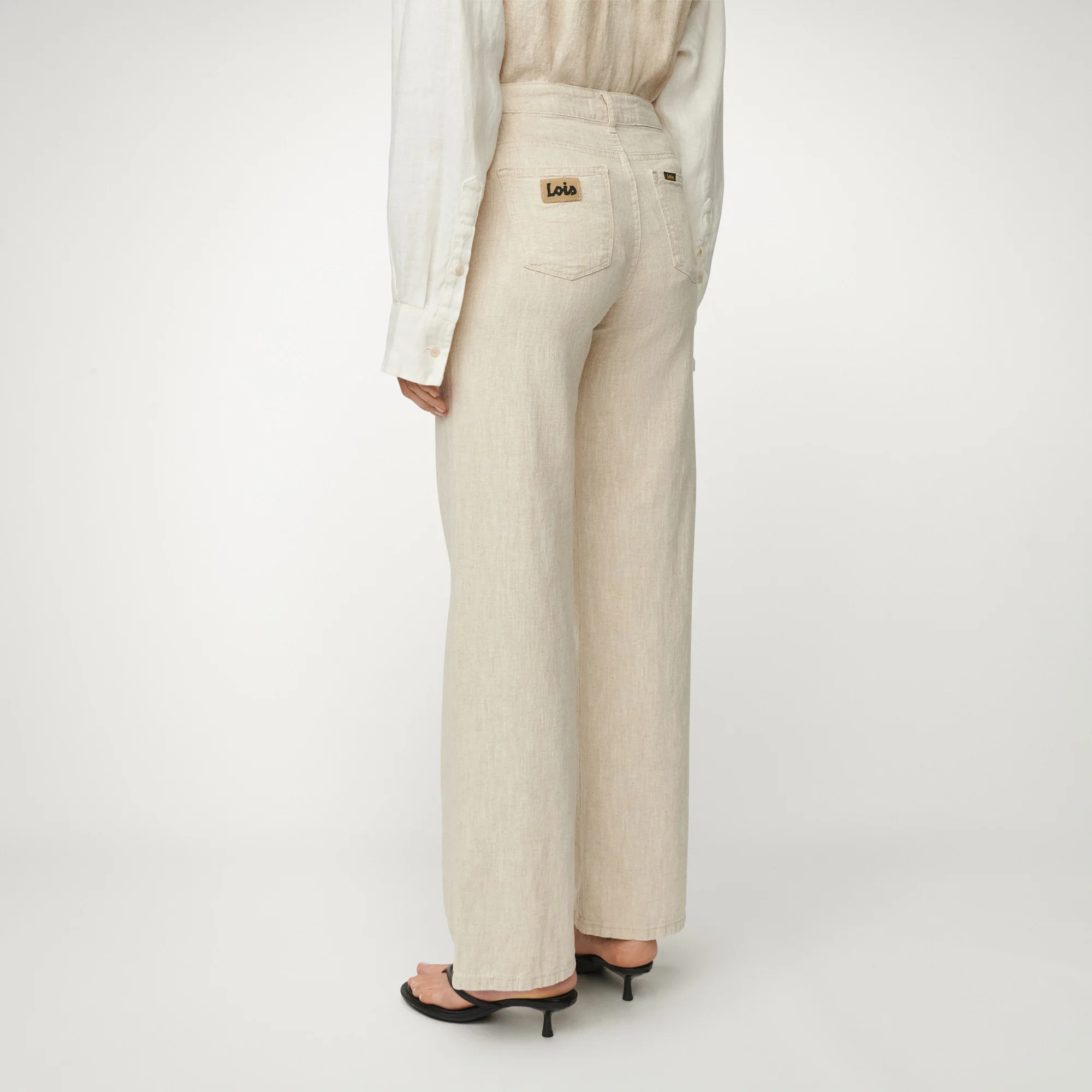 Lois Culotte linen pants Rinse
