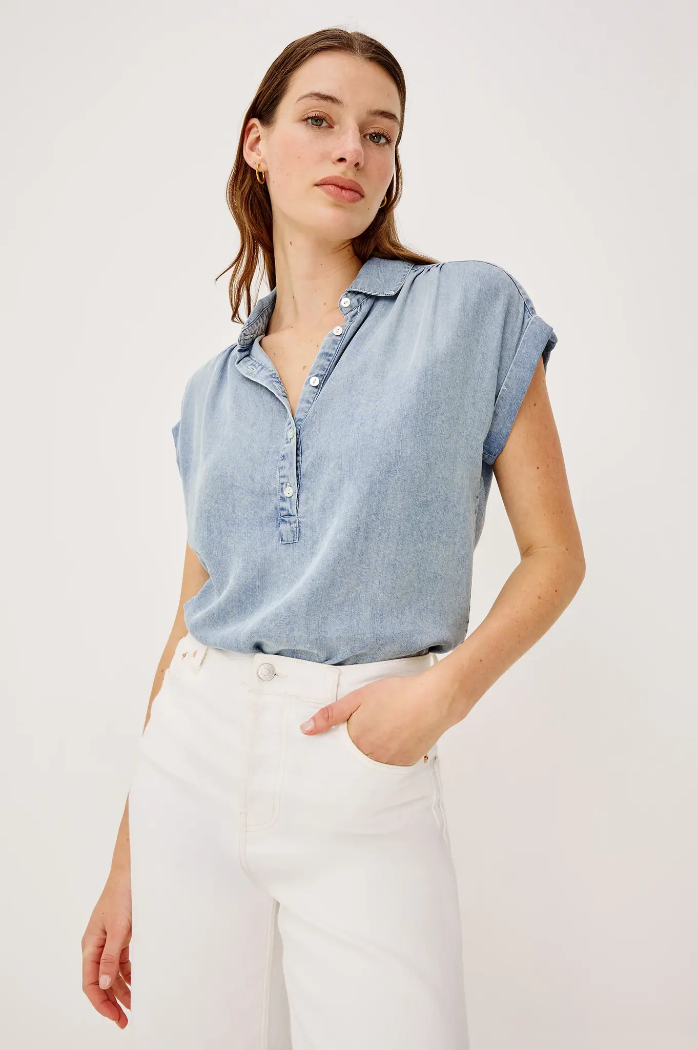 Rails Tuscany blouse Washed blue