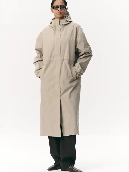 Welter Shelter Roomy long tube nylon jacket Light army