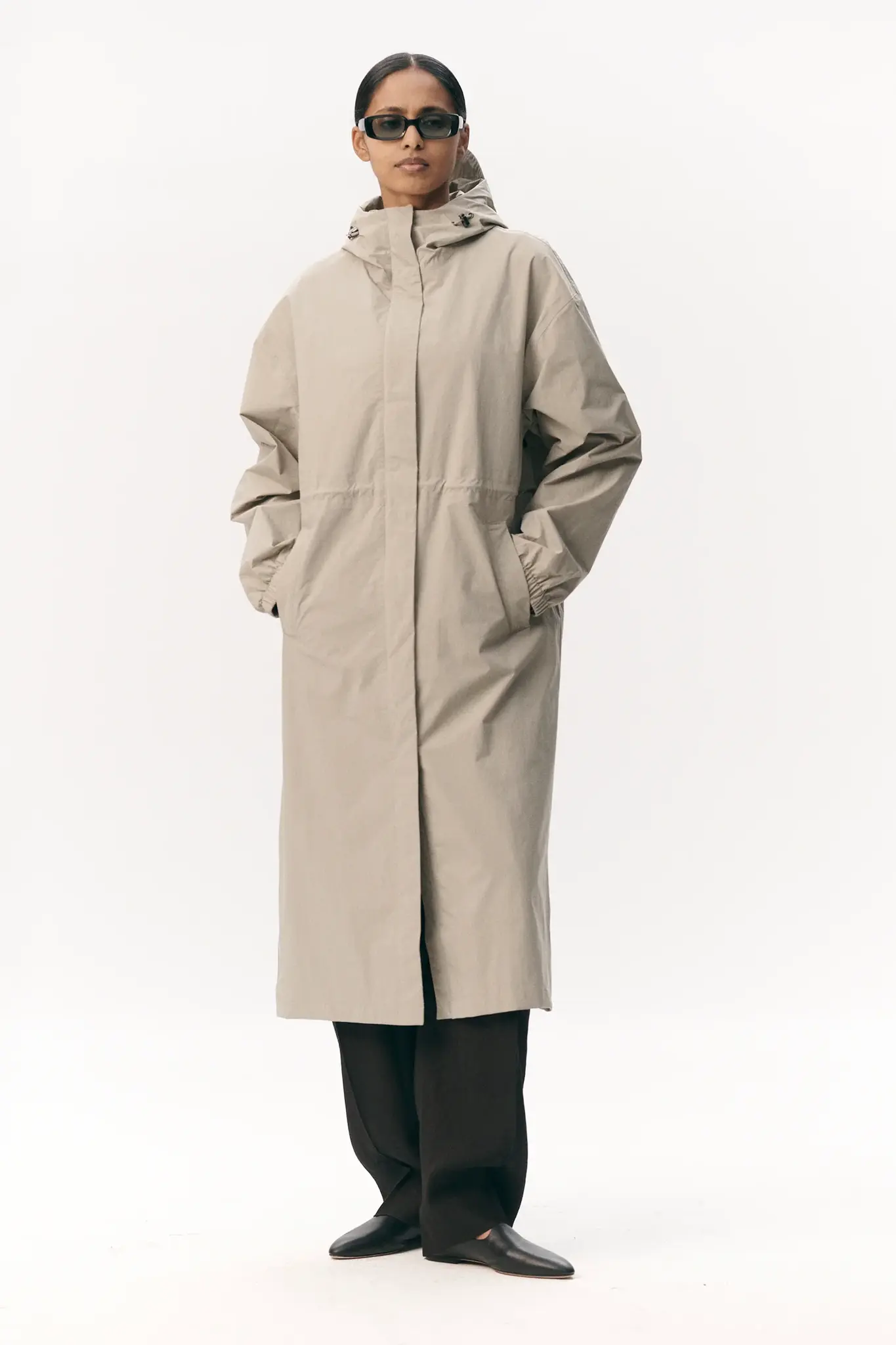 Welter Shelter Roomy long tube nylon jacket Light army