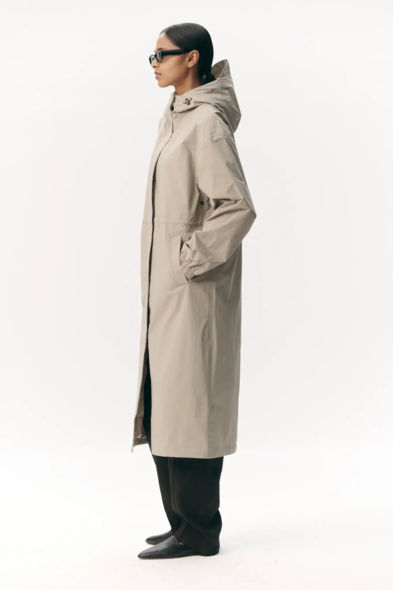 Welter Shelter Roomy long tube nylon jacket Light army