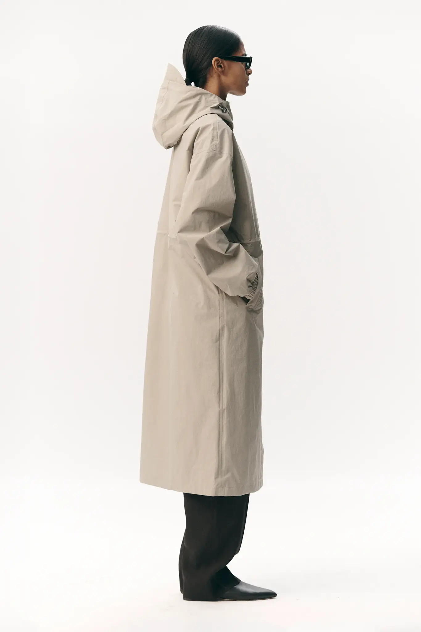 Welter Shelter Roomy long tube nylon jacket Light army