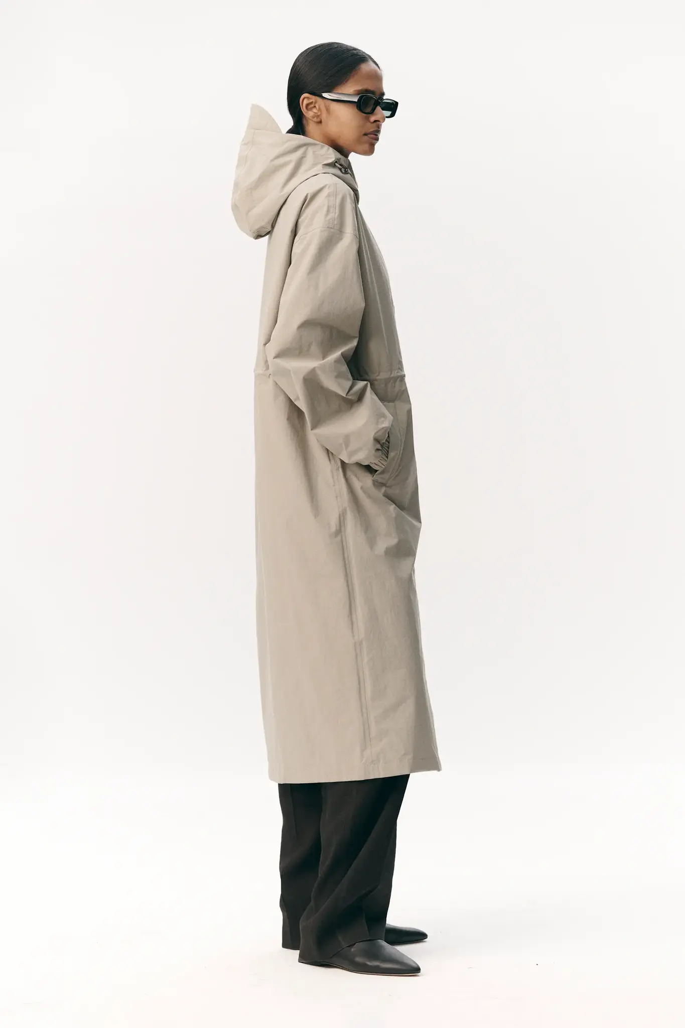 Welter Shelter Roomy long tube nylon jacket Light army