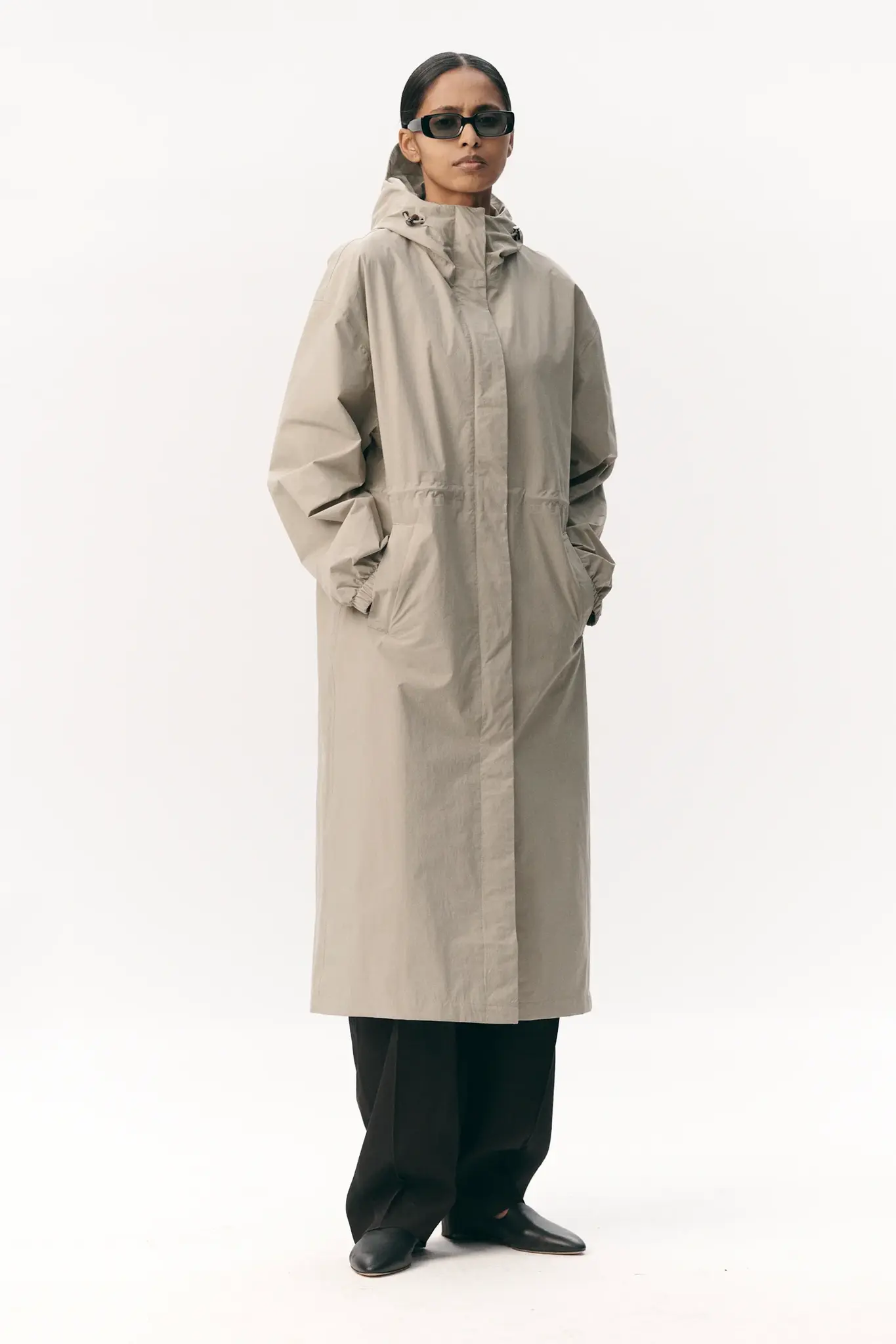 Welter Shelter Roomy long tube nylon jacket Light army