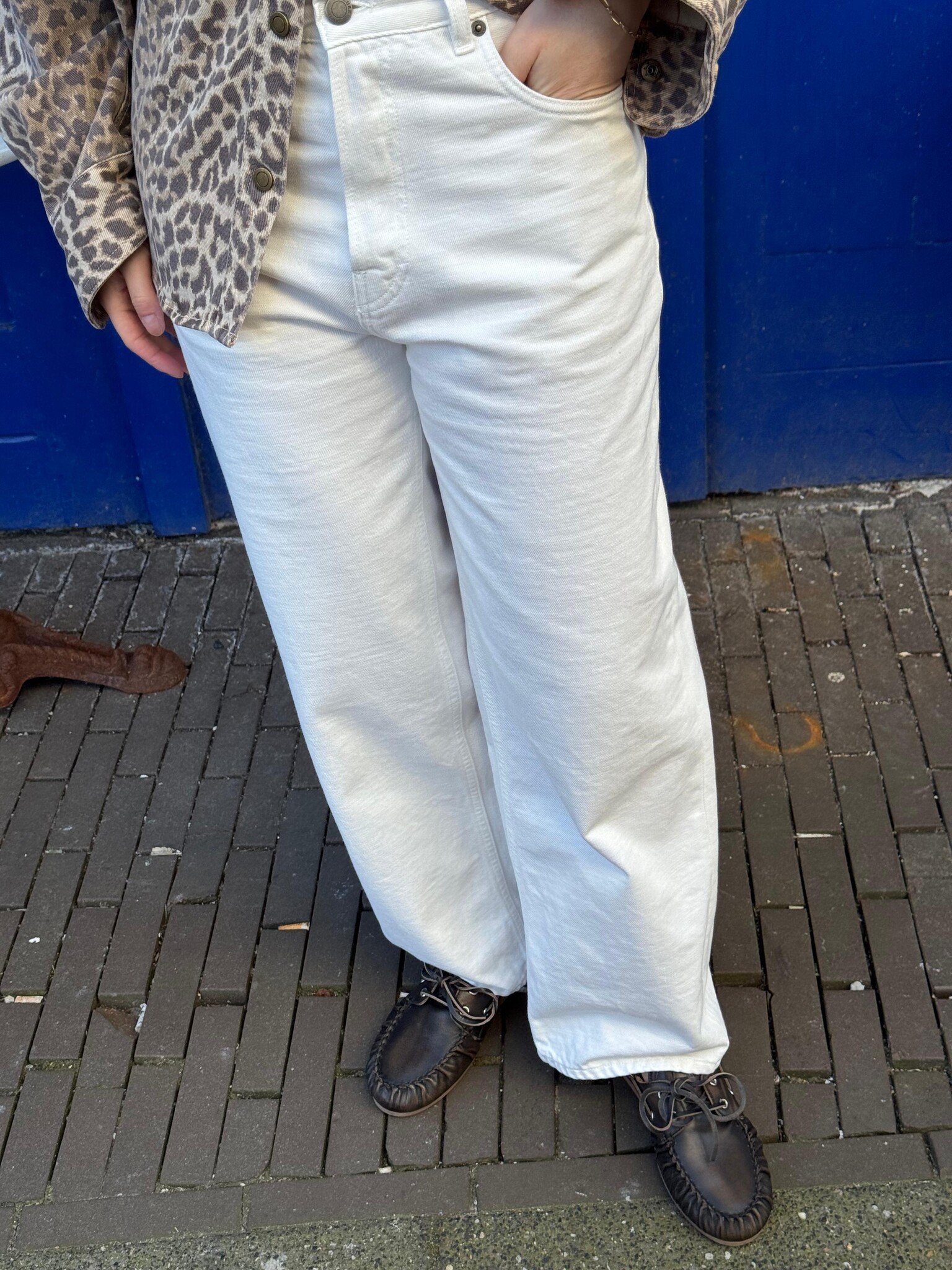 Haikure Betty bull jeans Off white