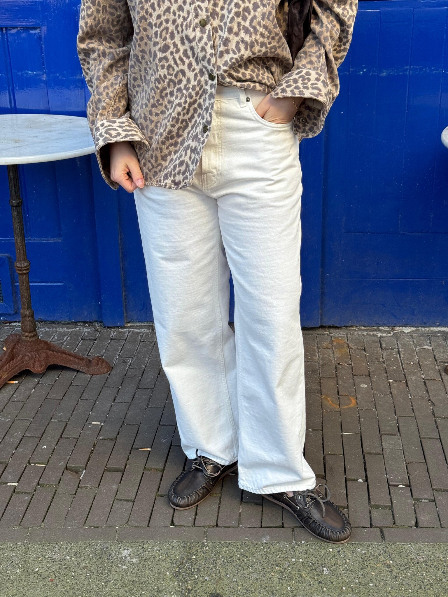 Haikure Betty bull jeans Off white