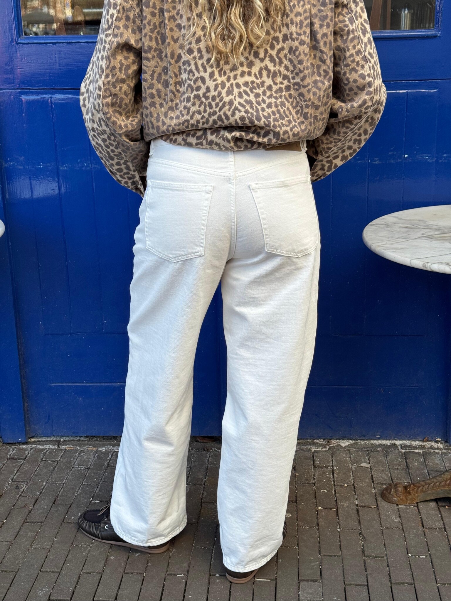 Haikure Betty bull jeans Off white