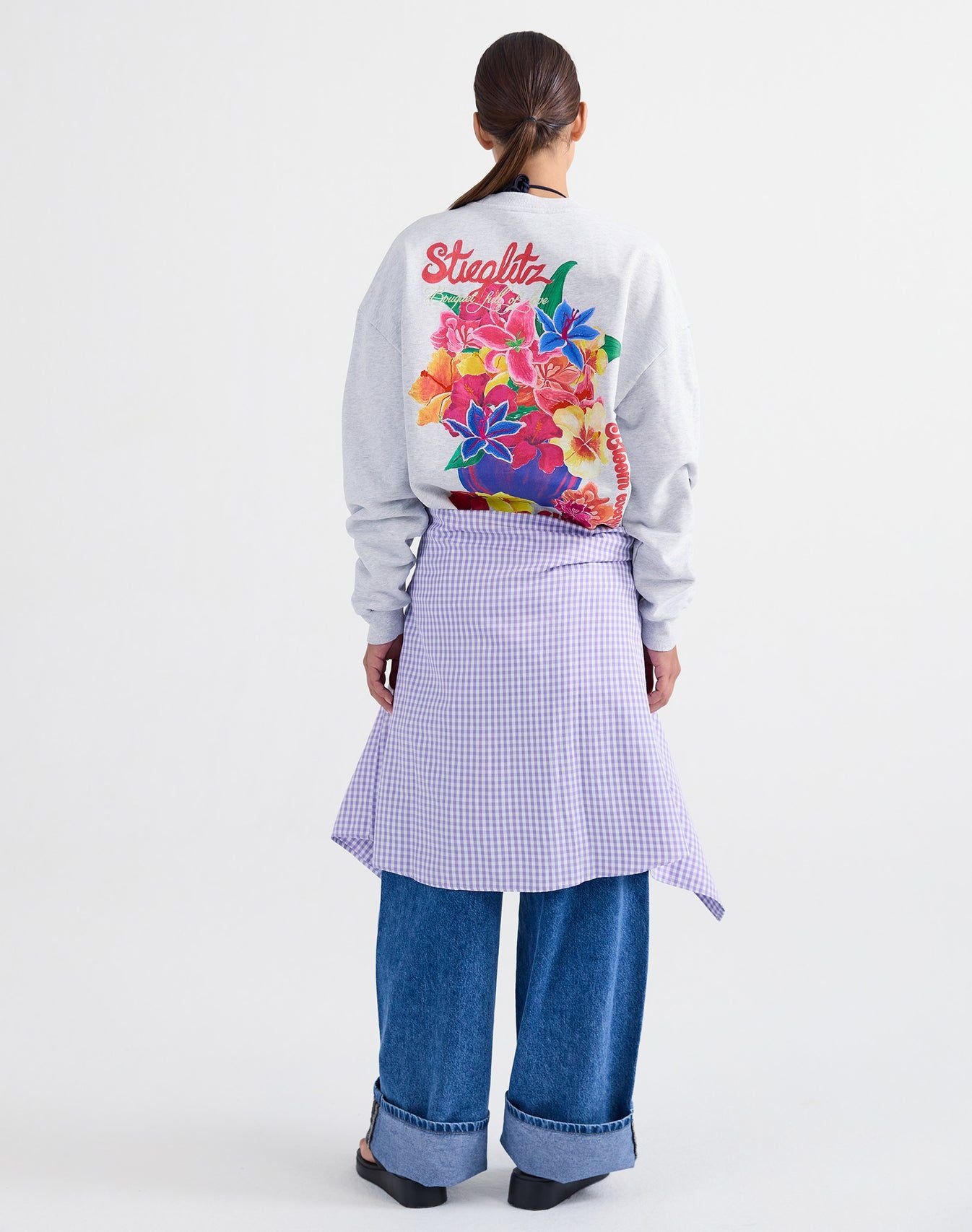 Stieglitz Glenda sweater Melange grey