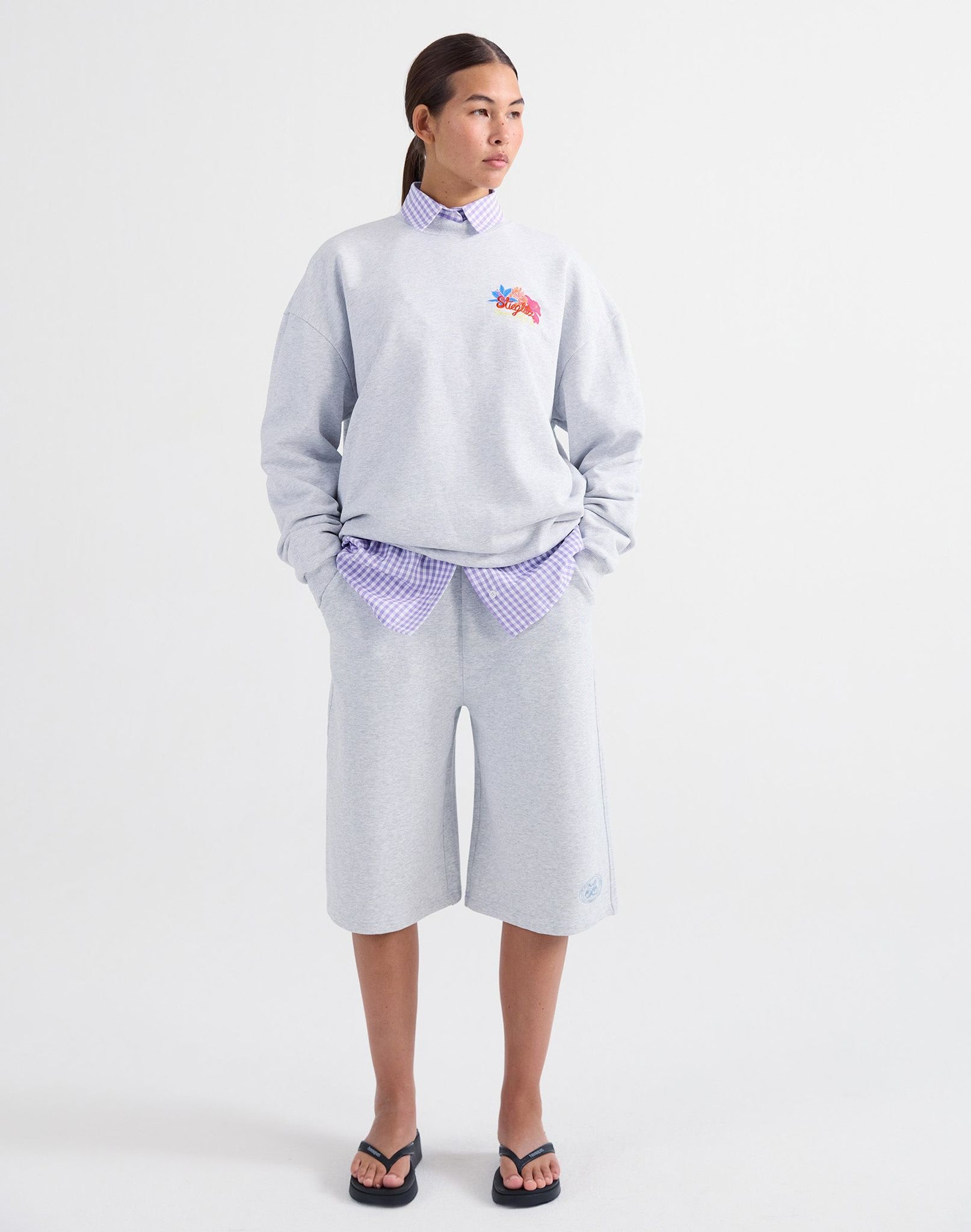 Stieglitz Glenda sweater Melange grey