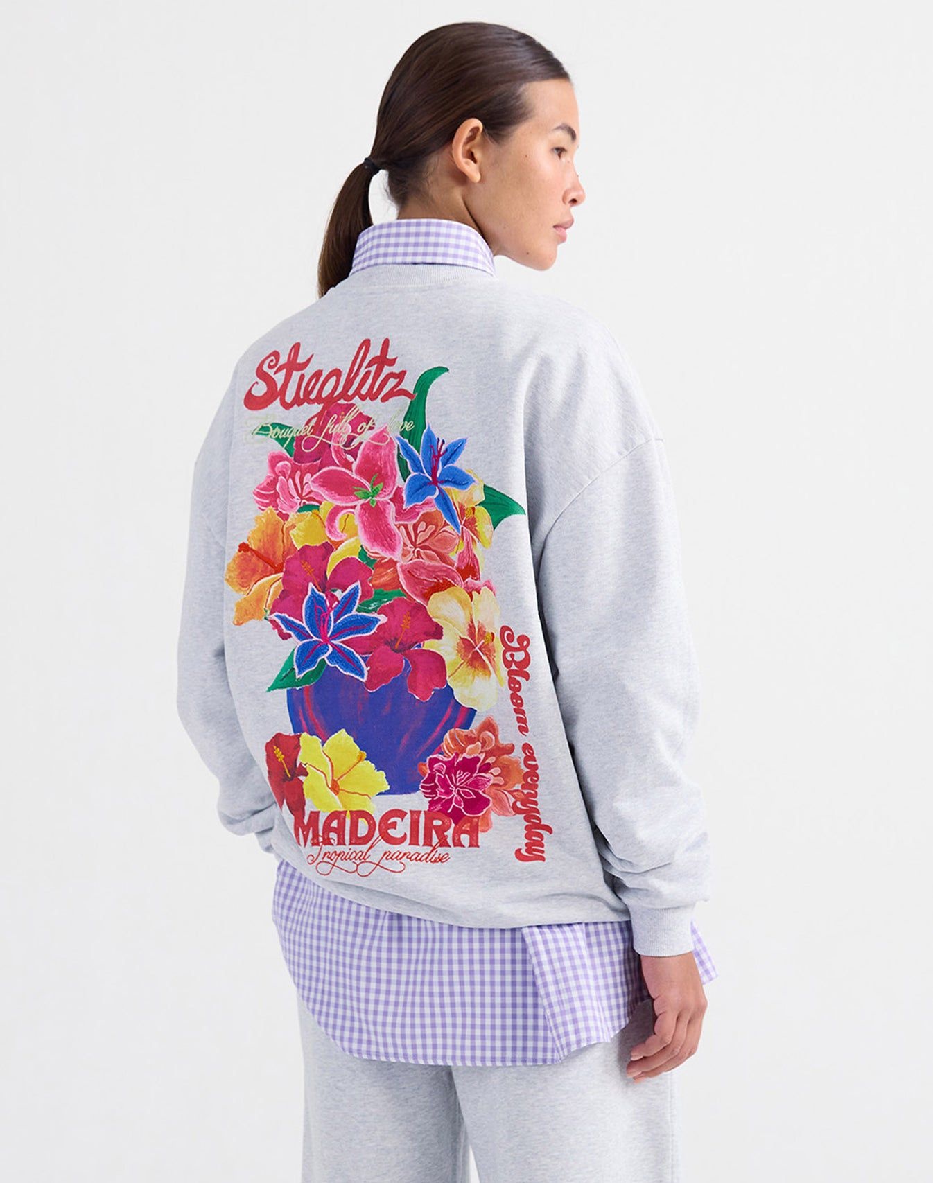 Stieglitz Glenda sweater Melange grey