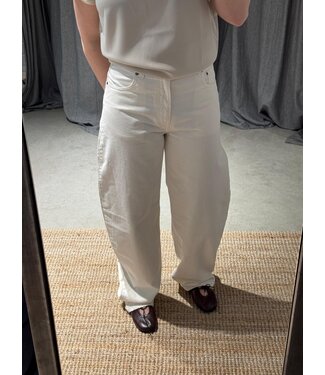 Haikure Bibi twill pants Off white
