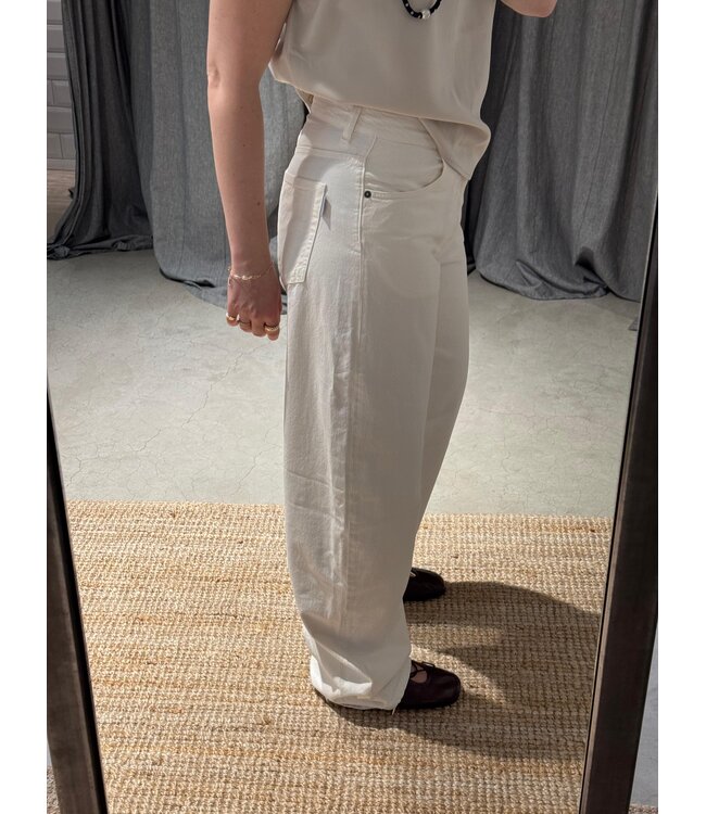 Haikure Bibi twill pants Off white