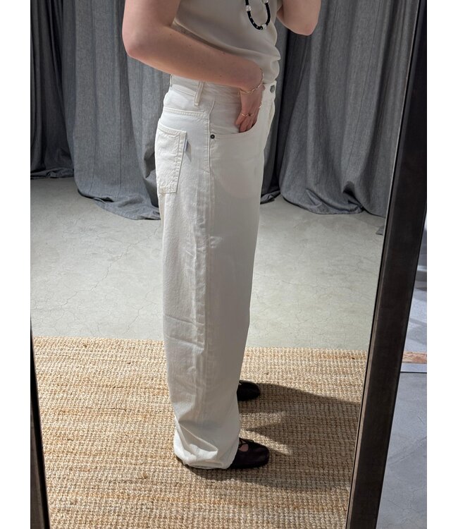 Haikure Bibi twill pants Off white