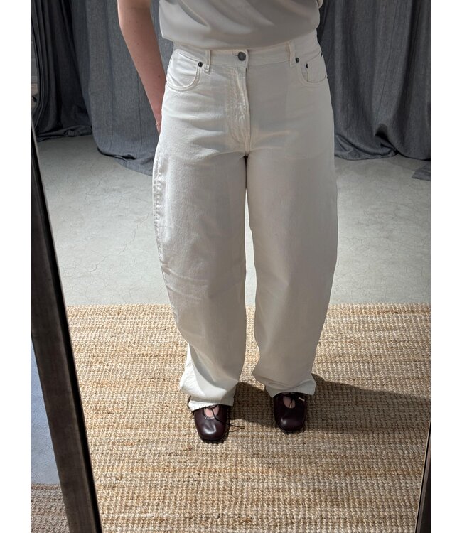 Haikure Bibi twill pants Off white