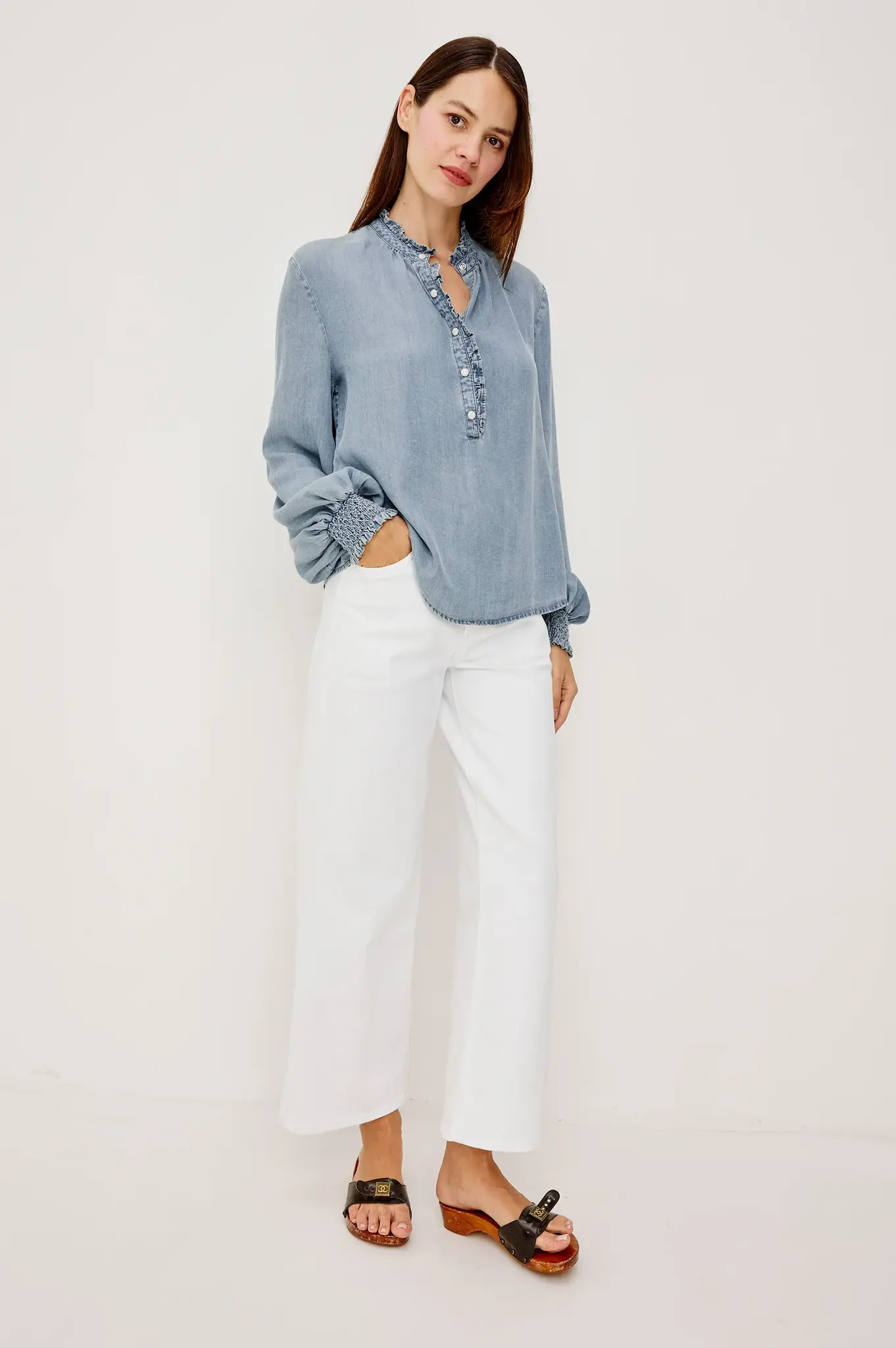 Rails Kimmy blouse Washed blue