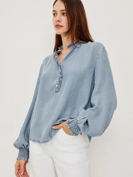 Rails Kimmy blouse Washed blue