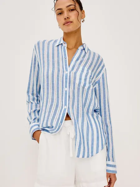Rails Charli blouse Atlantis stripe