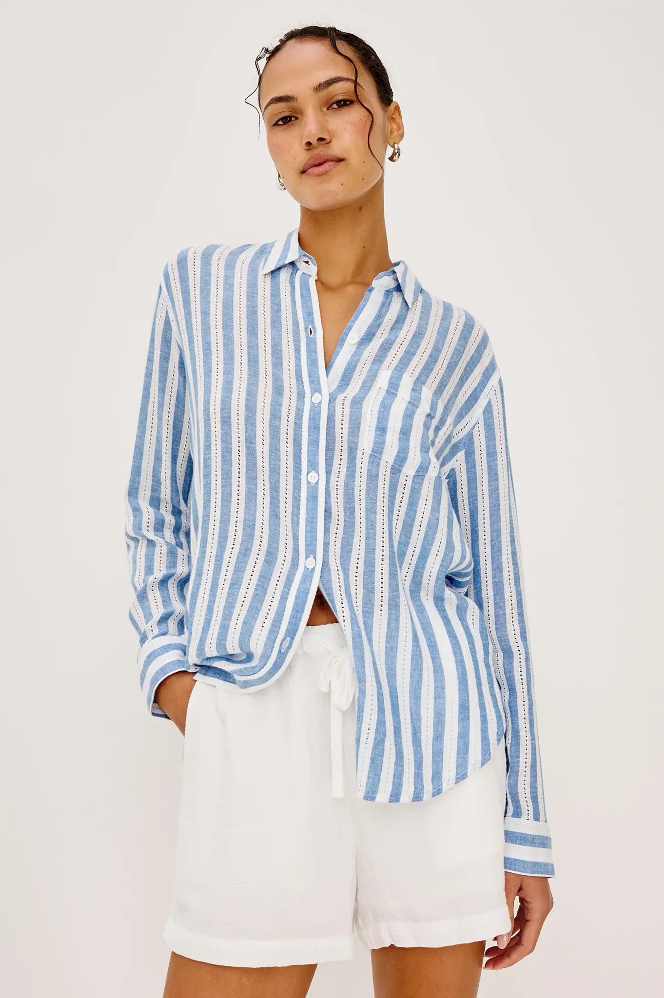 Rails Charli blouse Atlantis stripe
