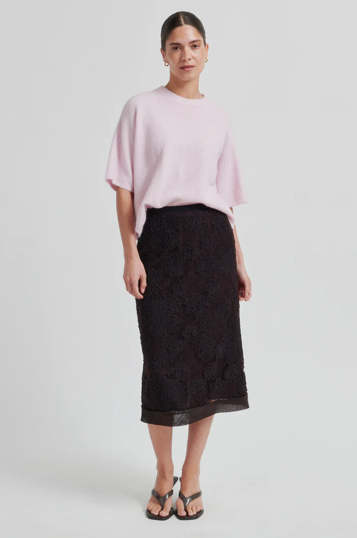 Second Female Gabby knit O-neck Pale lilac