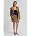 Second Female Suellen mini suede skirt Petrified oak