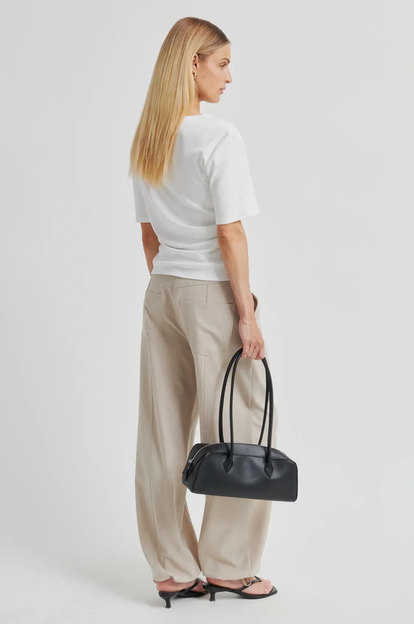 Second Female Ulina drape tee White