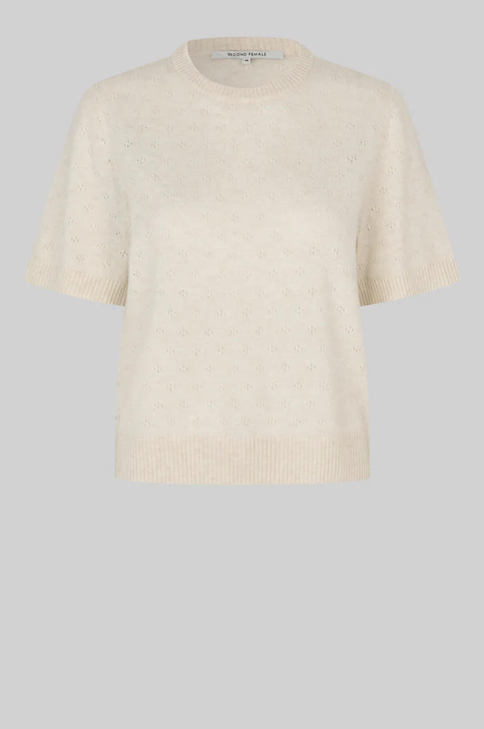 Second Female Amala knit SS O-neck Tofu
