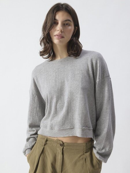 American Vintage SON02IG top Gris chine