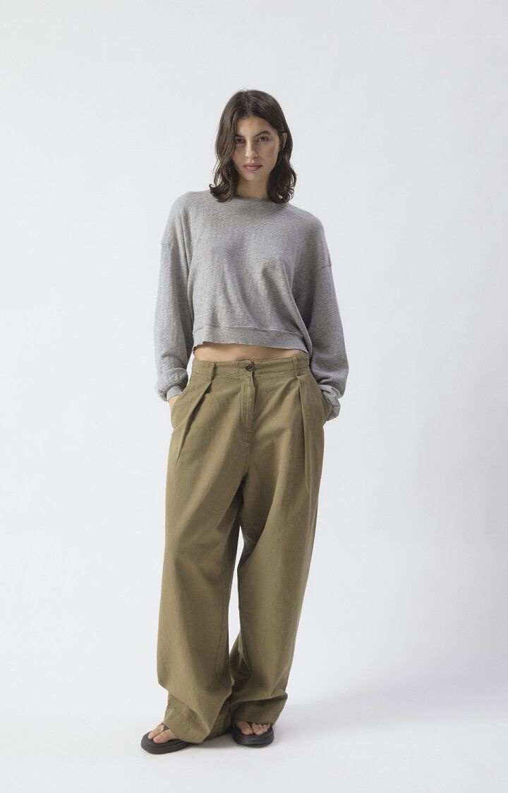 American Vintage SON02IG top Gris chine