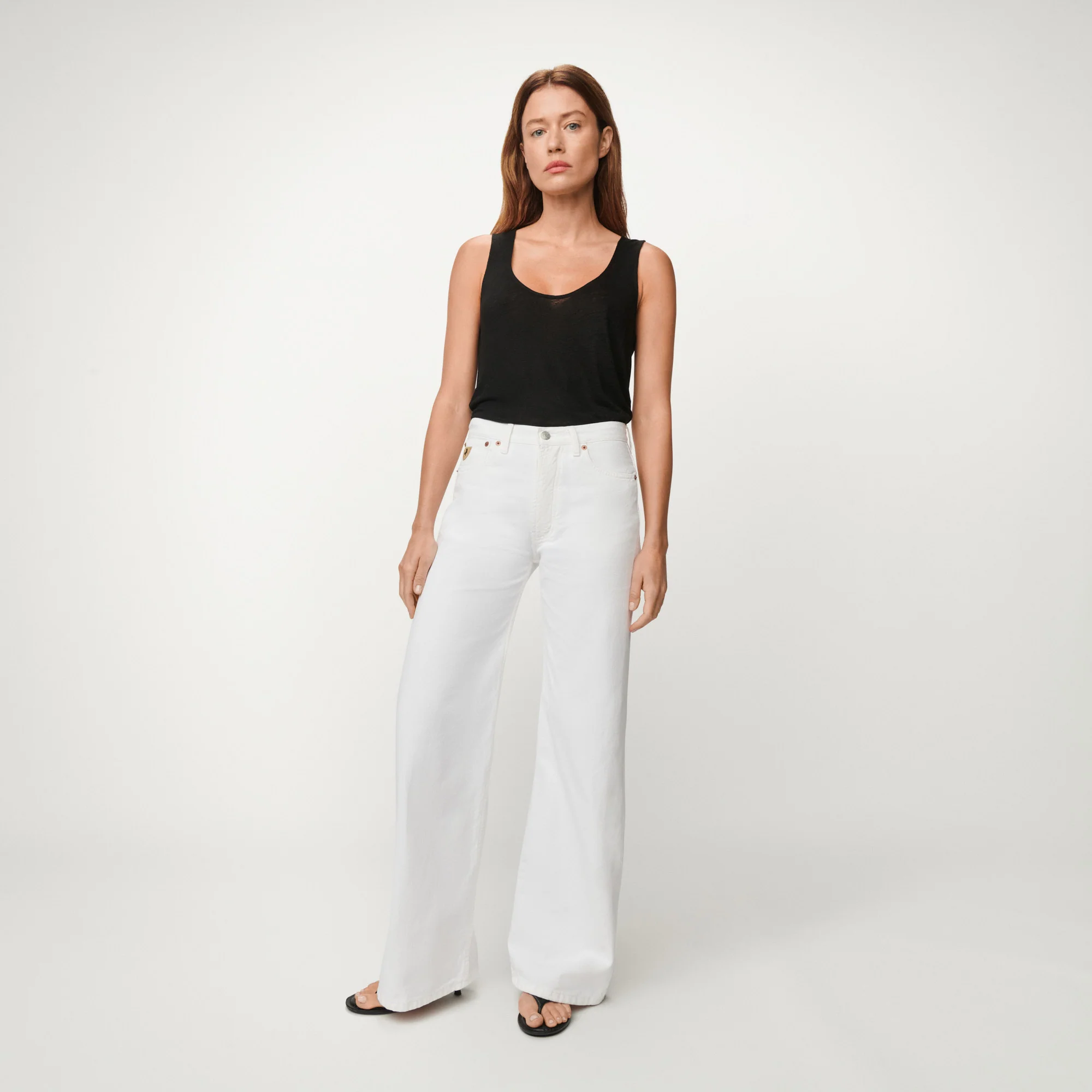 Lois Lindsay palazzo jeans White