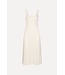 ROTATE Chiffon flared midi dress Egret