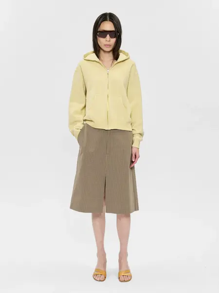 6397 Zip up hoodie Blonde