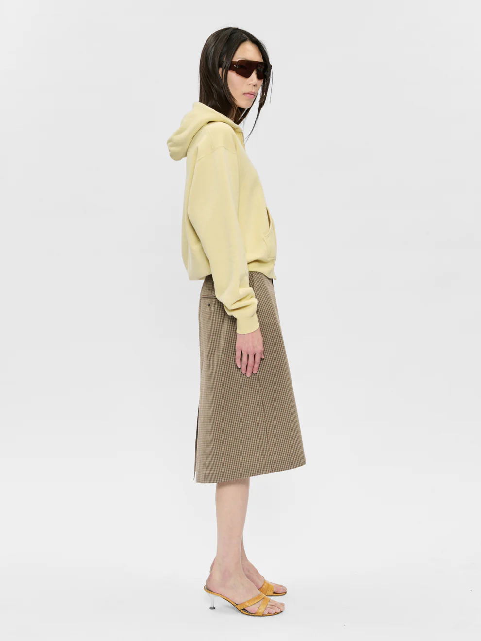 6397 Zip up hoodie Blonde