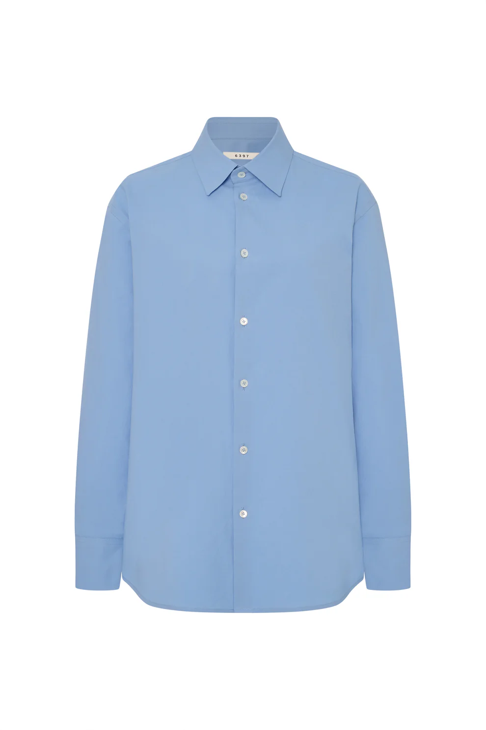 6397 Dress shirt Oxford blue